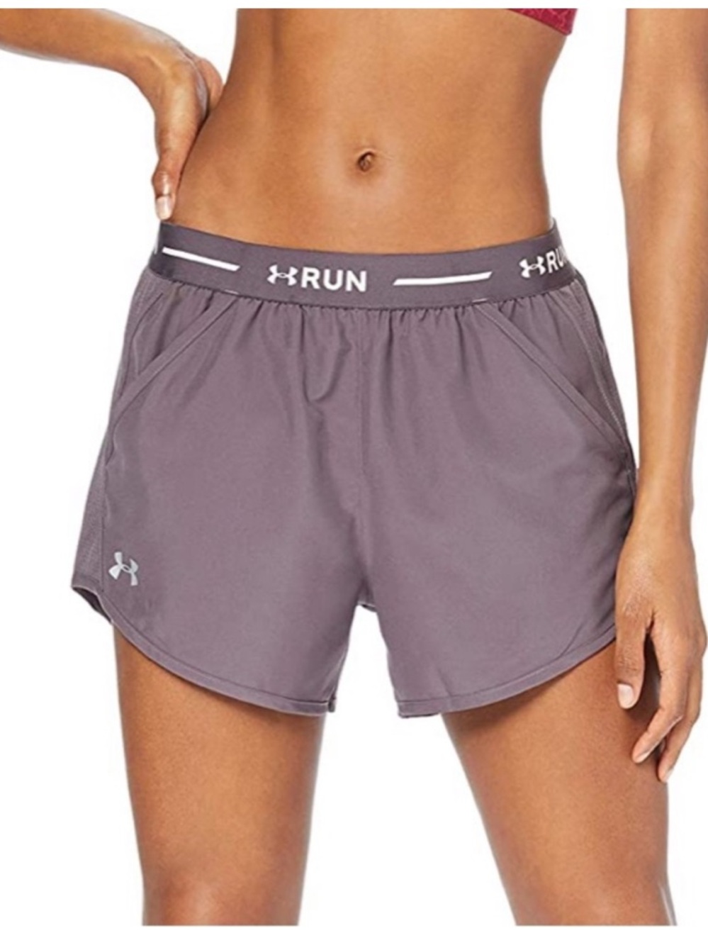 Under Armour | Purple‎ Fly By Running Shorts Medium